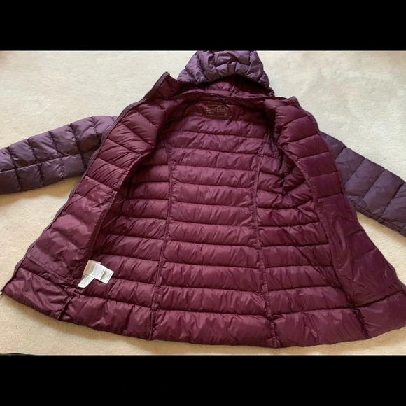 Eddie Bauer jacket EB650 Down  Hooded Coat size XS - Picture 4 of 16